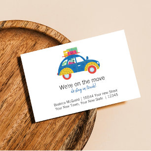 Faire-part de déplacement mignon   Nouvelle adress