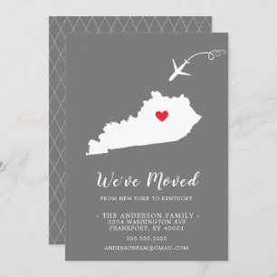 Faire-part de déplacement   State KENTUCKY