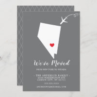 Faire-part de déplacement | State NEVADA