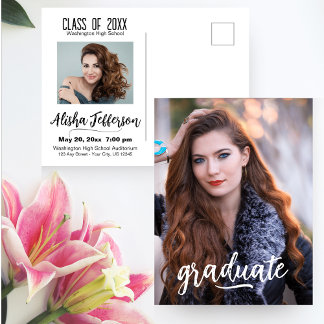 Faire-part de diplôme photo / Invitation