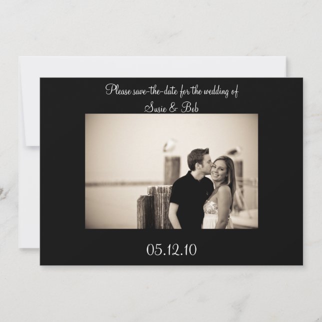 faire-part de faire connaissance, carte de save-th (Devant)