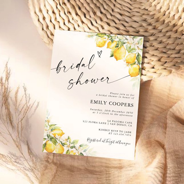 Faire-part de fiançailles Citron Vert (Créateur téléchargé)