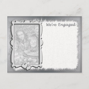 Faire-part de fiançailles de photo