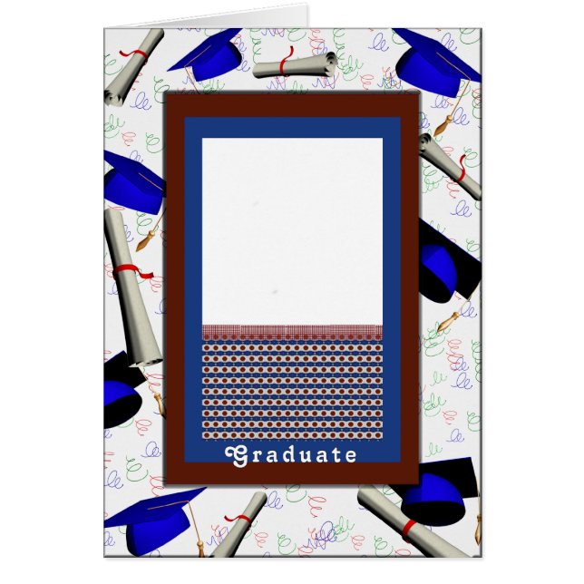 Faire-part de fin d'études secondaires pour Son (Devant)