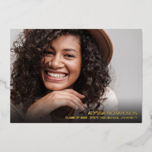 Faire-part de graduation de la photo de la méthode