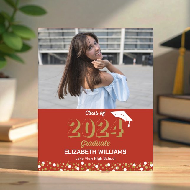 Faire-part de graduation de la photo du script Gol (Créateur téléchargé)