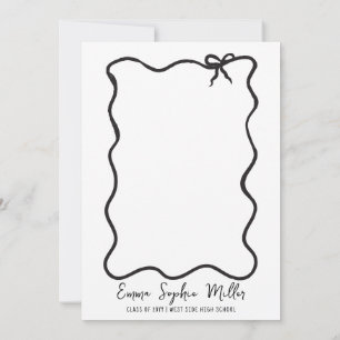 Faire-part de Graduation de l'arc à main