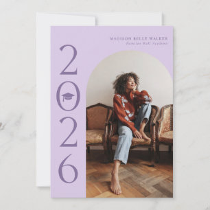 faire-part de graduation de l'arc lavande 2025