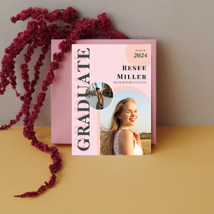 Faire-part de graduation en Arc élégant