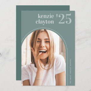 Faire-part de graduation photo Arch moderne