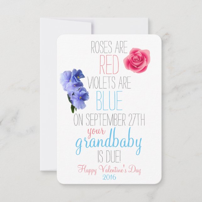 Faire-part de grossesse (Devant)