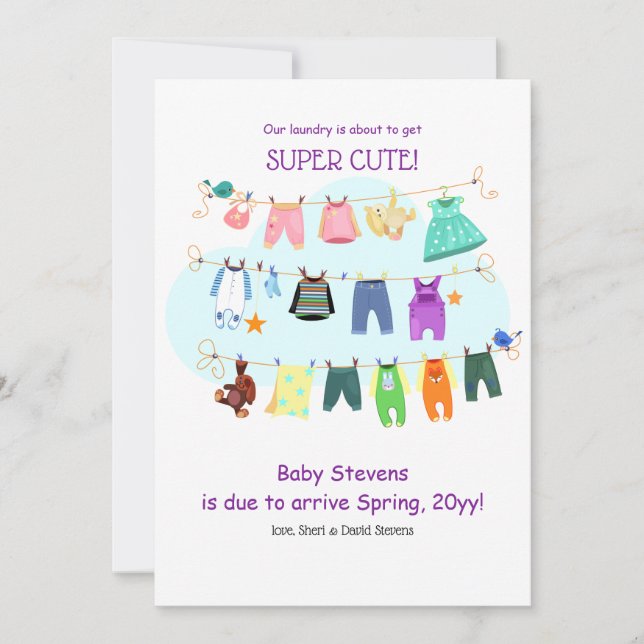 Faire-part de grossesse (Devant)