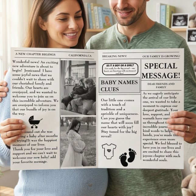 Faire-part de grossesse  annonce de Baby Shower da (Créateur téléchargé)