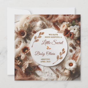 Faire-part de grossesse - Boho non sexiste