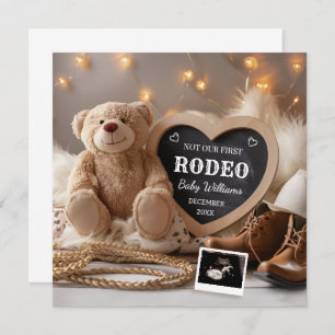 Faire-part de grossesse de cowboy occidental
