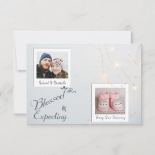 Faire-part de grossesse de photo de vacances de