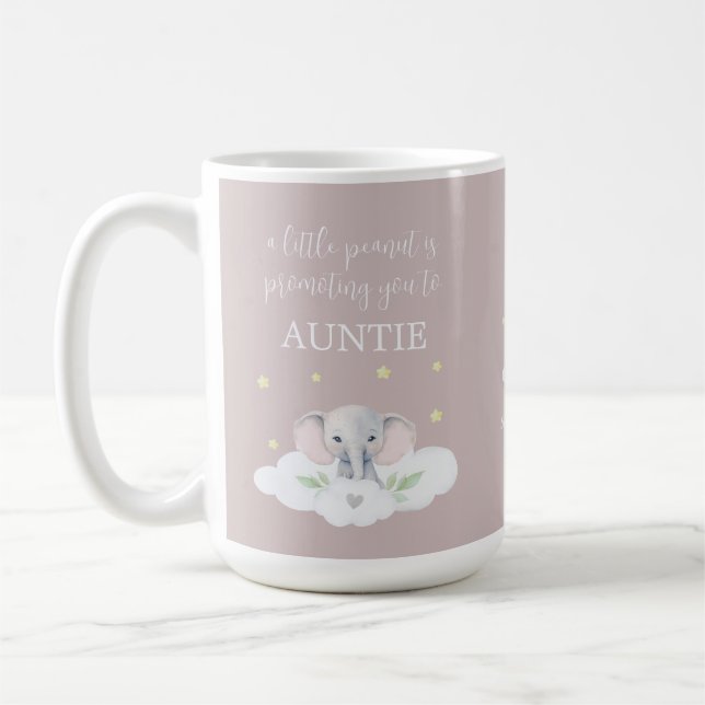 Faire-part de grossesse personnalisée Mug mignonne (Gauche)