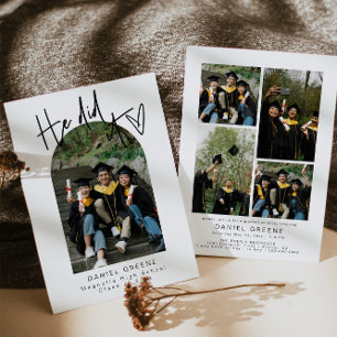 Faire-part de la fête de la photo moderne