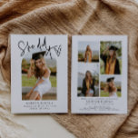 Faire-part de la fête de la photo moderne<br><div class="desc">Il s'agit d'un minimaliste moderne faire-part mariage et invitation à la fête avec des espaces pour vos propres photos spéciales et une police élégante. Toutes les couleurs sont modifiables. // Pour les designs correspondants, recherchez "SOFIA" dans le magasin Sincerely By Nicole Zazzle. * Si vous aimez ce design mais ne...</div>