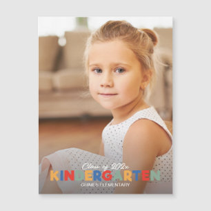 Faire-part de l'aimant pour les diplômés de la mat