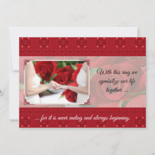 Faire-part de l'Union civile Mariage lesbienne