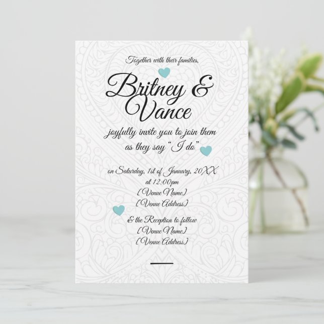 Faire-part de mariage (Debout devant)