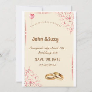 faire-part de mariage