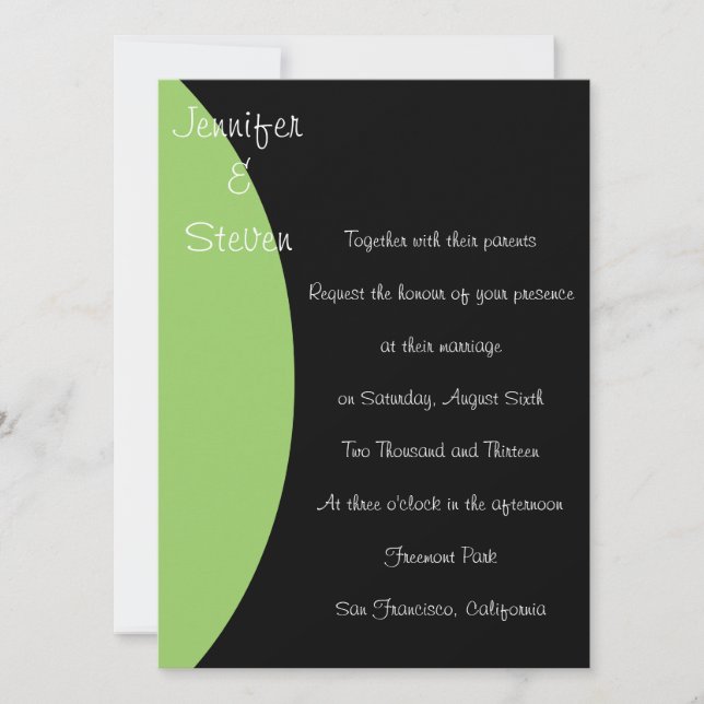 Faire-part de mariage (Devant)
