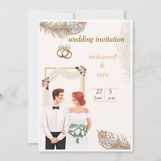 faire-part de mariage  (Devant)