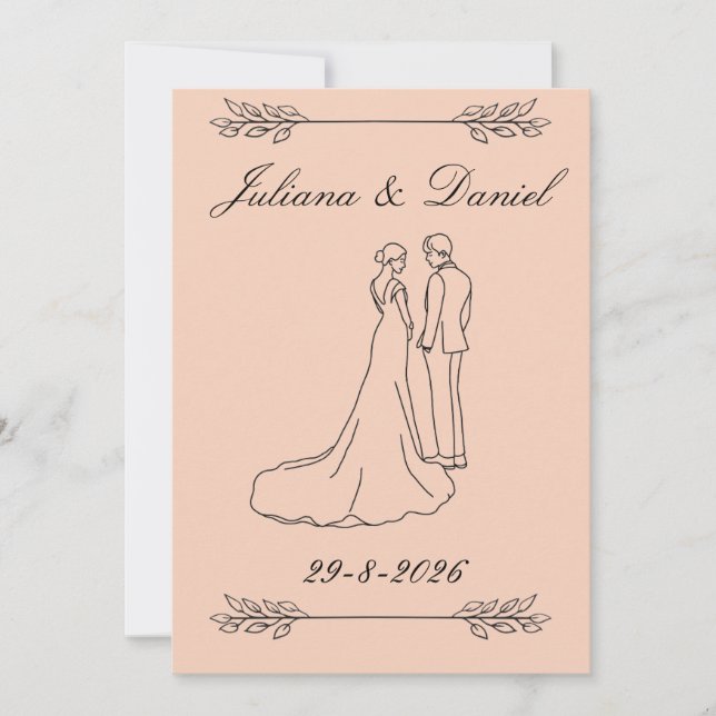 faire-part de mariage (Devant)