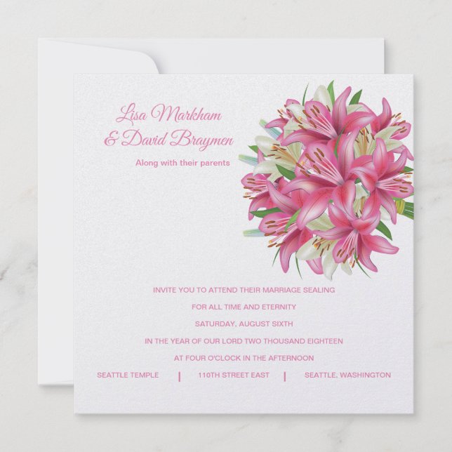 Faire-part de mariage (Devant)