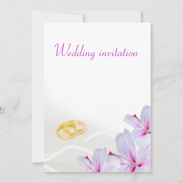 Faire-part de mariage (Devant)