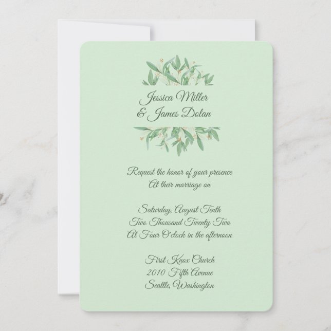 Faire-part de mariage (Devant)