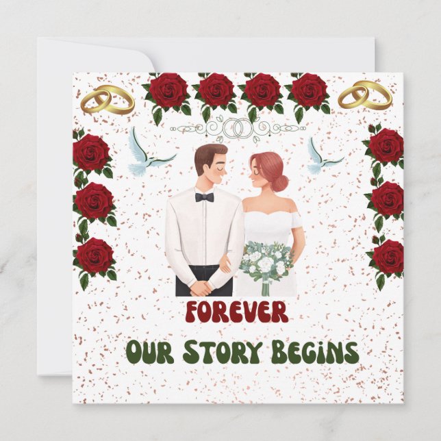 Faire-part de mariage (Devant)