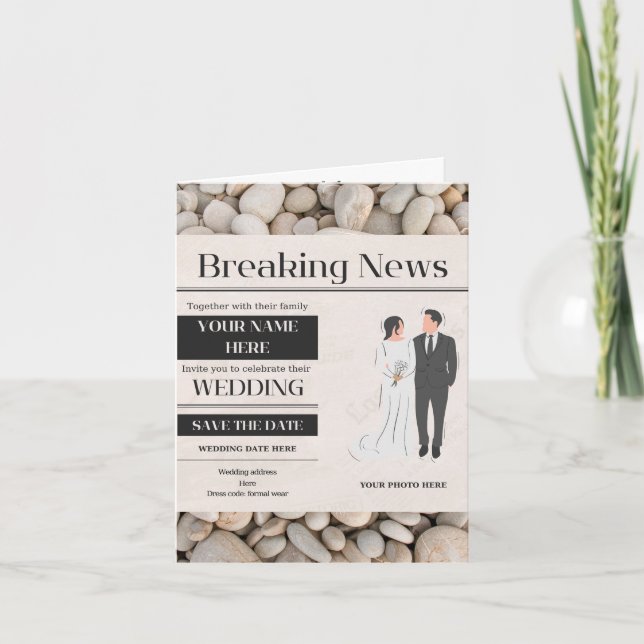 faire-part de mariage (Devant)