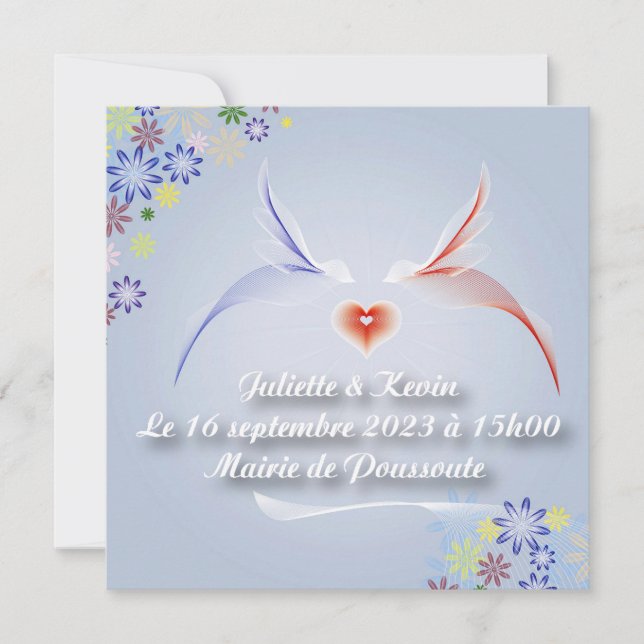 Faire-part de mariage (Devant)