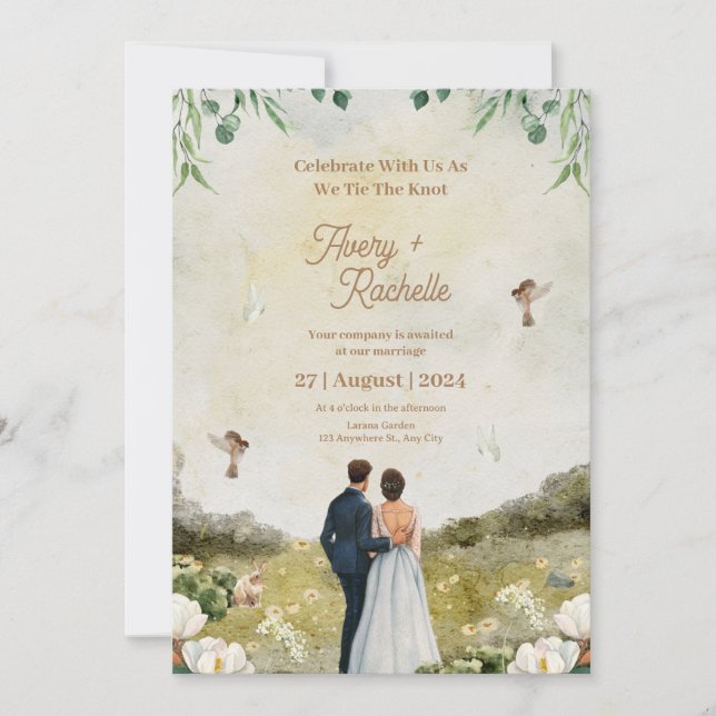 faire-part de mariage (Devant)