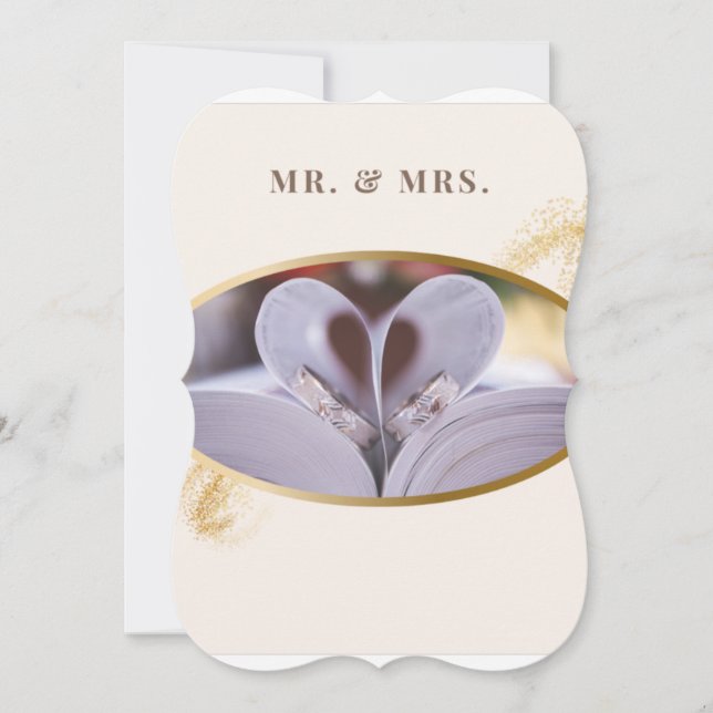 Faire-part de mariage (Devant)