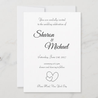 Faire-part de mariage