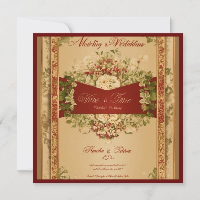 faire-part de mariage (Devant)