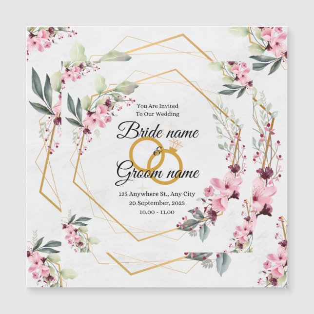 faire-part de mariage (Devant)