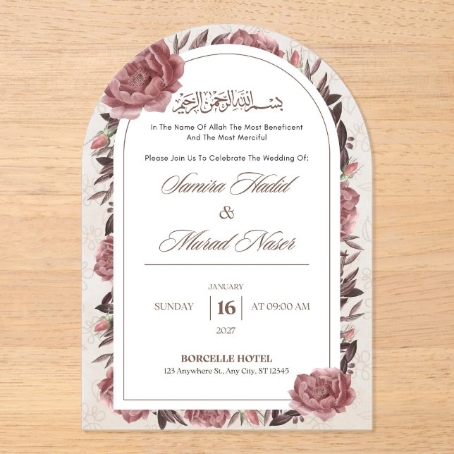 faire-part de mariage (Recto)