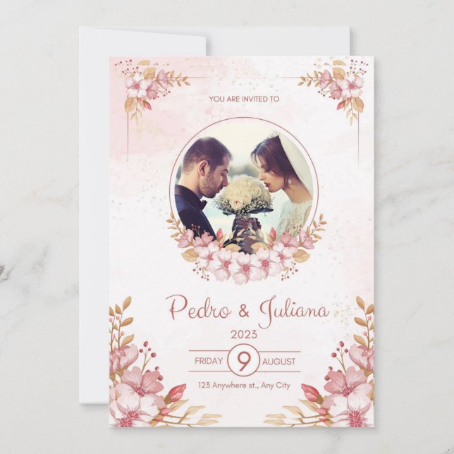 faire-part de mariage 2024 (Devant)