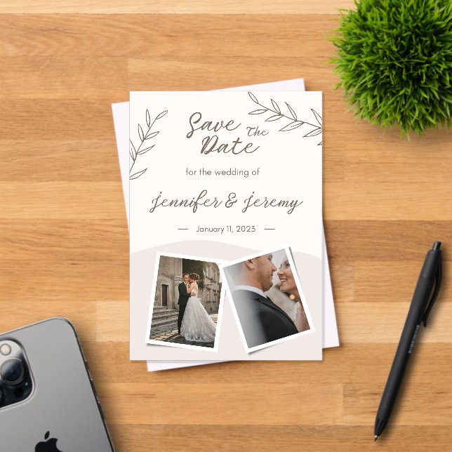 Faire-part de mariage 2026 (Insitu (Carte d'invitation))