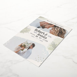Faire-part de mariage A4 FLAYR A5