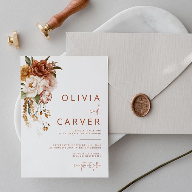 Faire-part de mariage à coucher de soleil (Créateur téléchargé)