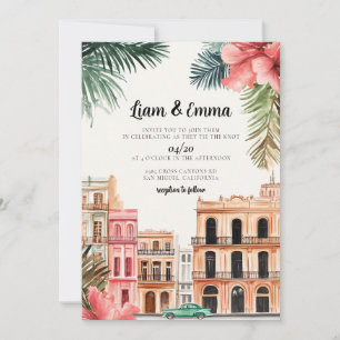 Faire-part de mariage à Cuba La Havane mariage de 