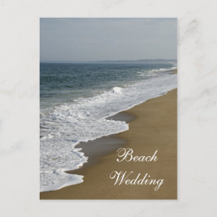 Faire-part de mariage à la plage et à l'océan