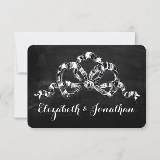 Faire-part de mariage à l'ancienne époque victorie