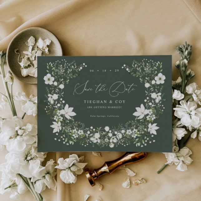 Faire-Part de Mariage à l'avance Sage Garden (Créateur téléchargé)